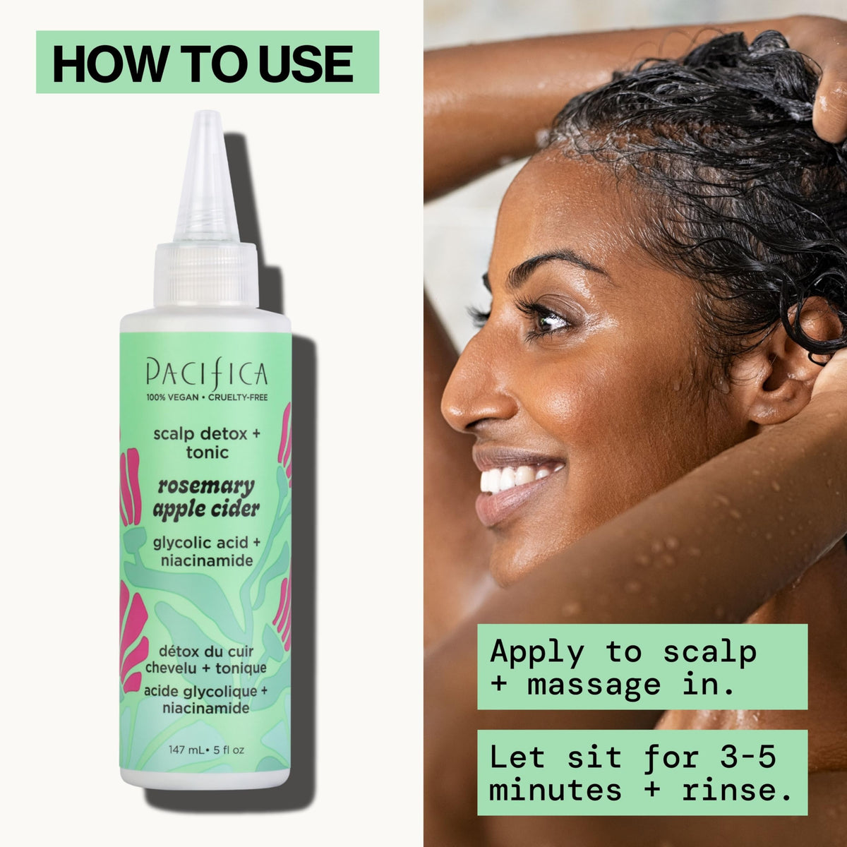 Pacifica tonic pouring texture demonstrating easy application and coverage