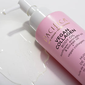 Pacifica botanicals and plant peptides illustrating clean ingredients