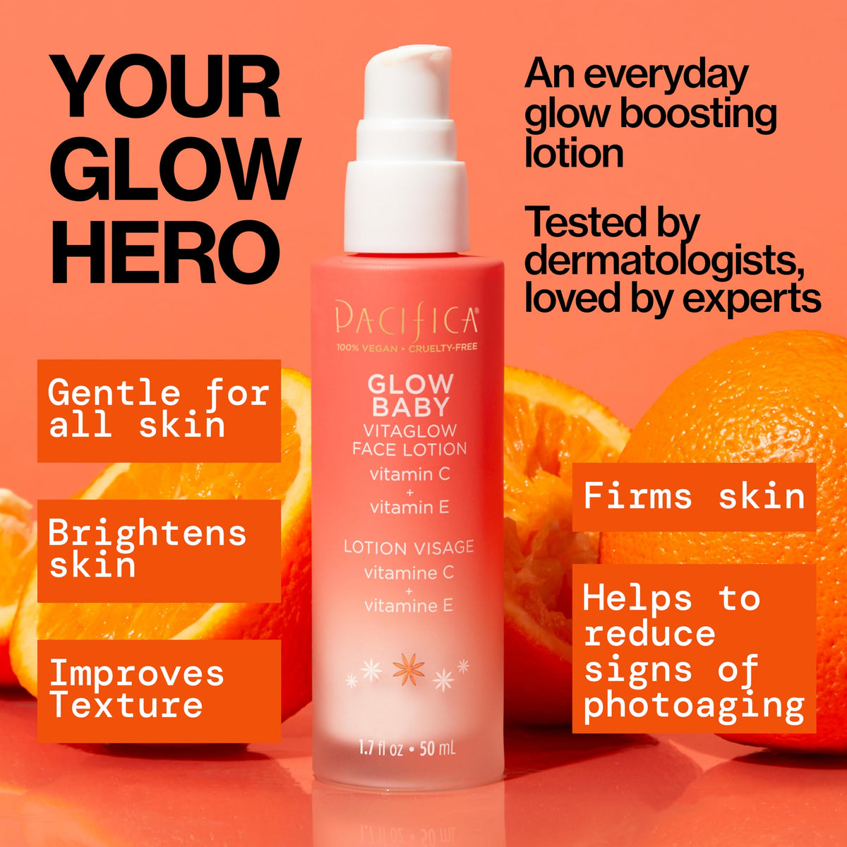 Pacifica wash in use on hands demonstrating effective cleansing