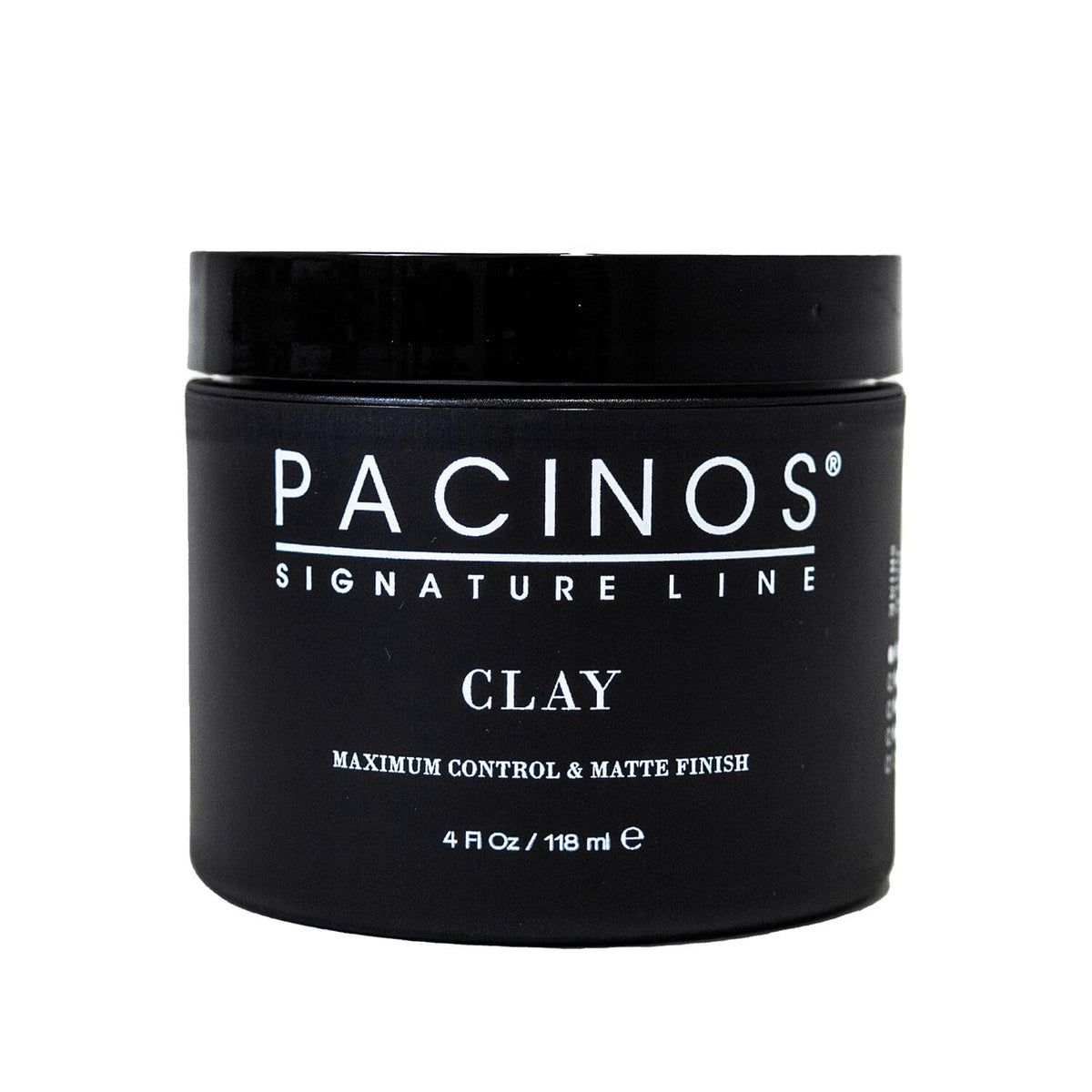 Pacinos jar front view showing packaging and matte styling benefits