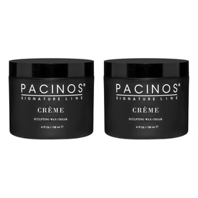 Pacinos jar front view showing product and brand for confident styling