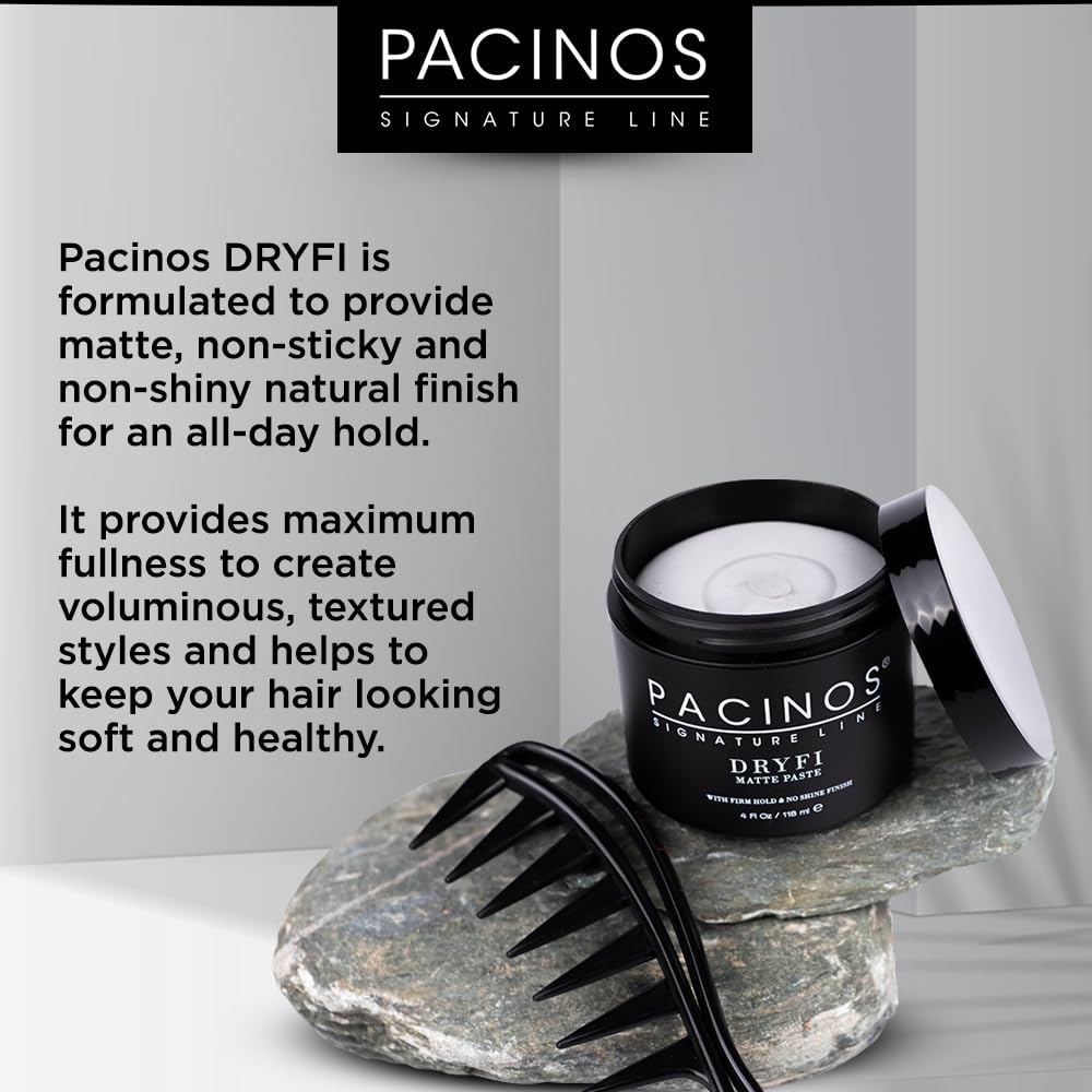 Pacinos lifestyle barbershop scene showing everyday styling confidence