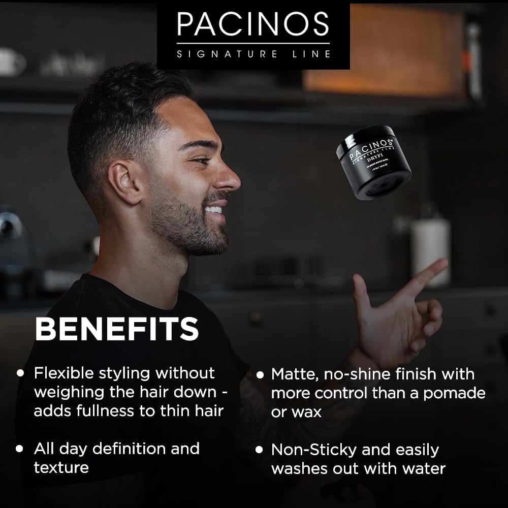 Pacinos open paste texture highlighting easy-to-work formula