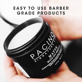 Everyday lifestyle look styled with Pacinos offering natural matte finish