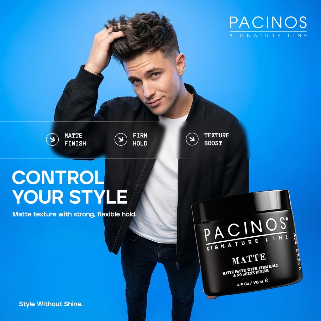 Pacinos jar held in hand illustrating compact 4 fl. oz. travel-friendly size