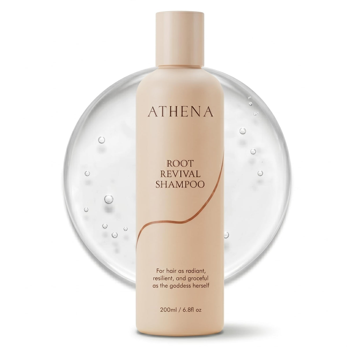 Packuum Athena front packaging showing bottle and label for easy identification