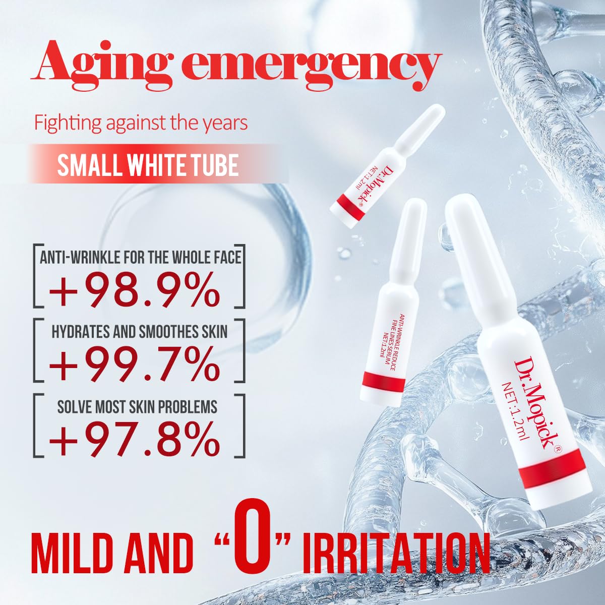 Padoro bottle beside hyaluronic acid vial illustrating hydration ingredient benefits