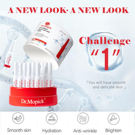 Padoro serum on hand showing small amount and coverage to communicate product economy