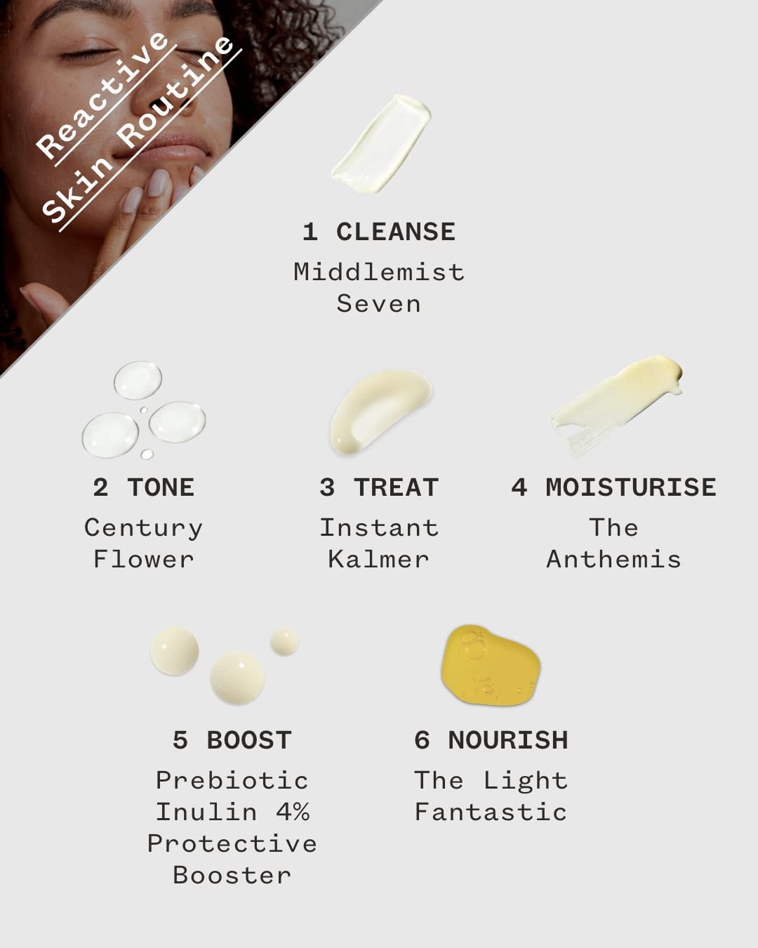 PAI The Anthemis dispensed dollop on fingertip showing lightweight spreadable cream