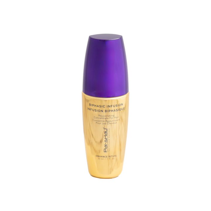 Pai-Shau front packaging shot showing bottle and label for clear product ID and elegance