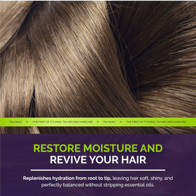 Pai-Shau conditioner cream texture on spoon for deep nourishment