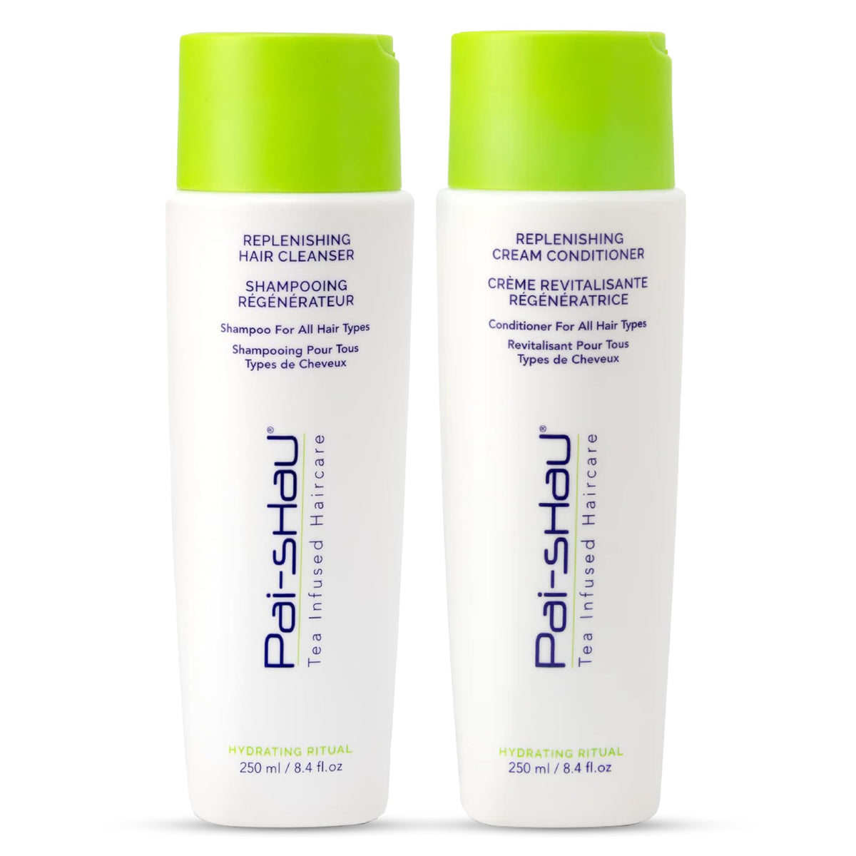 Pai-Shau front packaging showing duo and hydration benefits