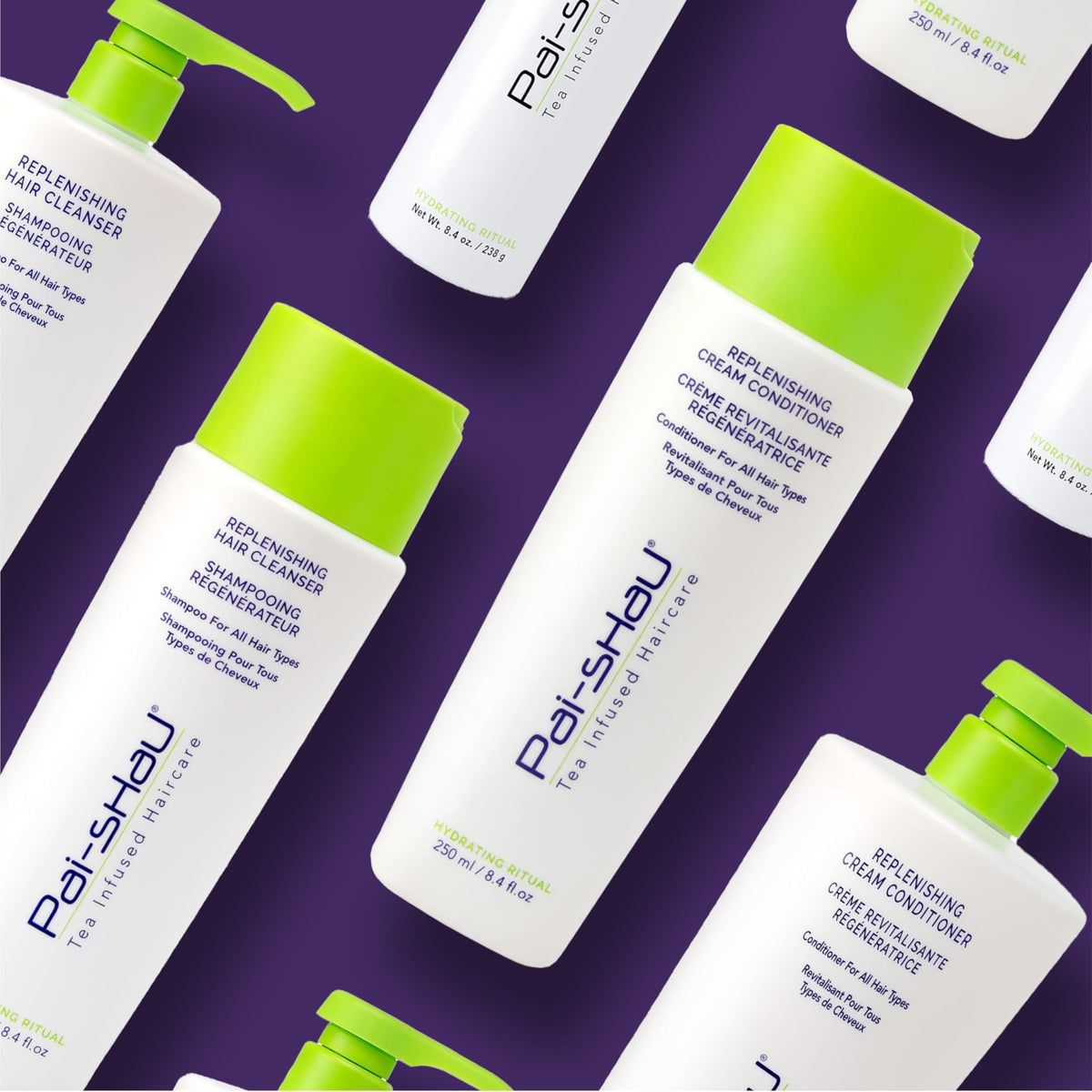 Pai-Shau duo on bathroom shelf suggesting daily styling convenience