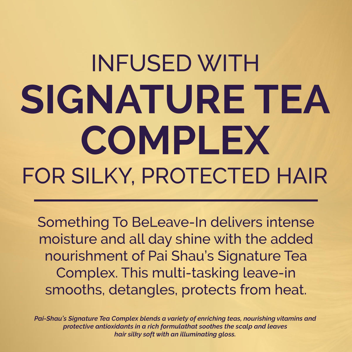 Pai-Shau spray being applied to damp hair for easier combing and protection