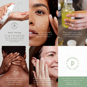 PAI SKINCARE back label close-up showing ingredient transparency and clean-certainty benefit