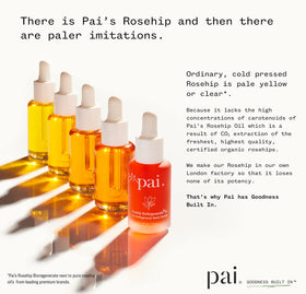 PAI SKINCARE oil texture on hand demonstrating lightweight absorption benefit