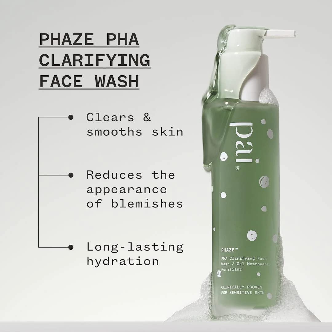 PAI SKINCARE foamy texture close-up demonstrating gentle cleanse
