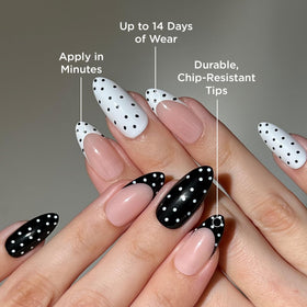 PaintLab close-up of polka dot pattern and glossy finish for style detail