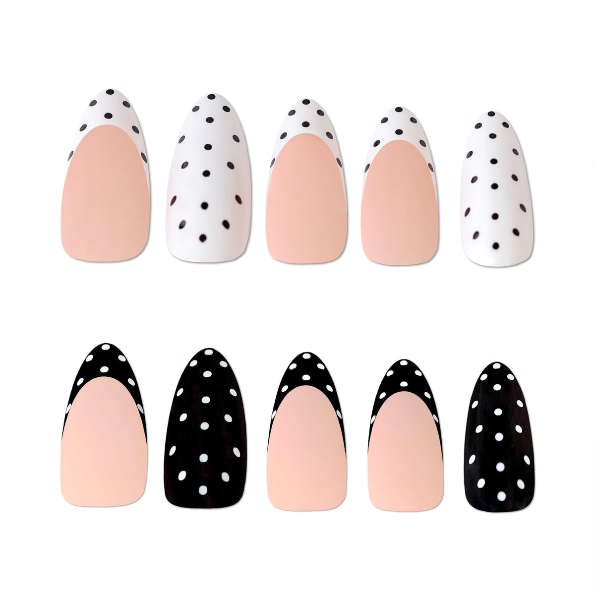 PaintLab kit laid out with glue, file, and cuticle stick for easy application