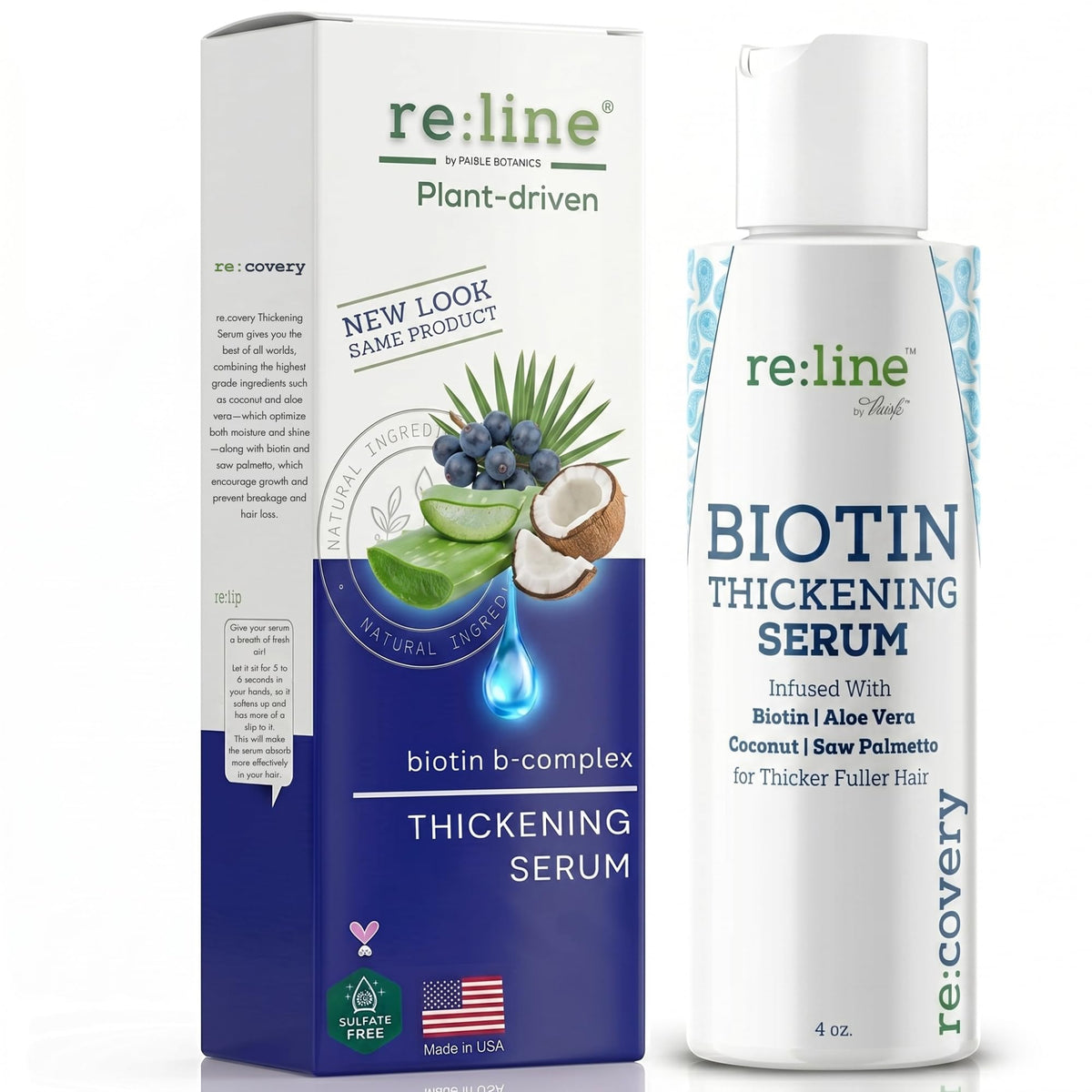 Paisle Botanics front bottle showing label and 4 oz size for clear product identification and benefit