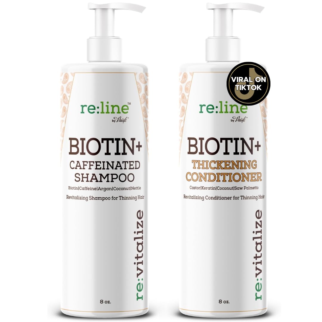 Paisle Botanics bottle front packaging shows brand and benefits for fuller hair