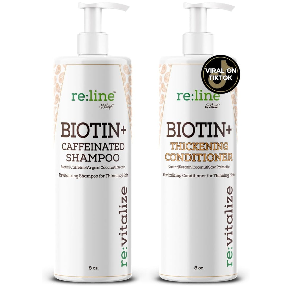 Paisle Botanics bottle front packaging shows brand and benefits for fuller hair