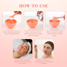 pakmee on face lifestyle image showing quick at-home spa benefit