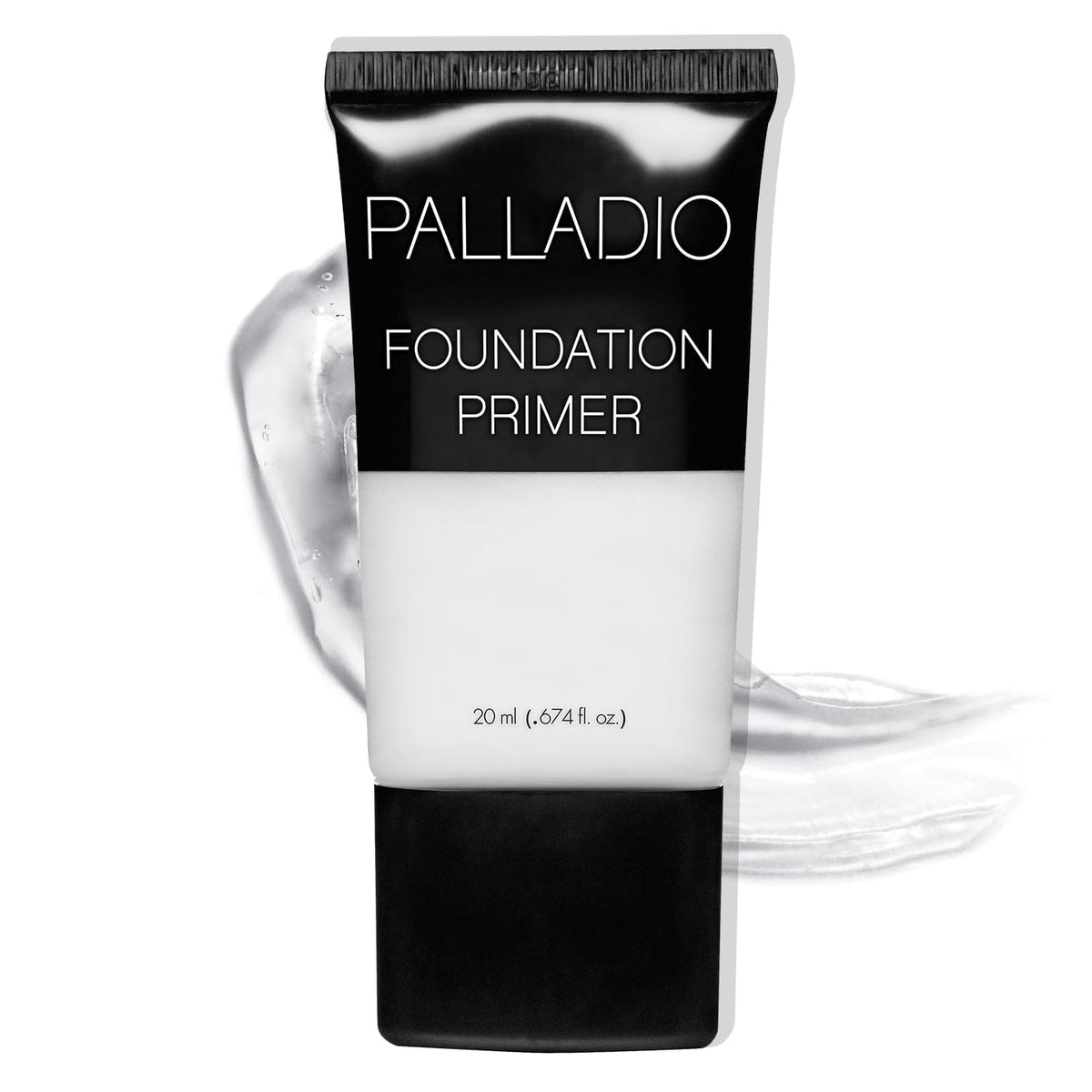 Palladio front packaging showing tube and brand, conveys travel-friendly benefit