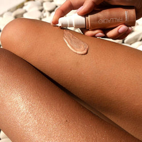 Palladio gel texture close-up illustrating lightweight, non-greasy finish