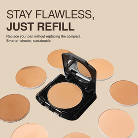 Palladio compact inside bag demonstrating travel-ready makeup convenience
