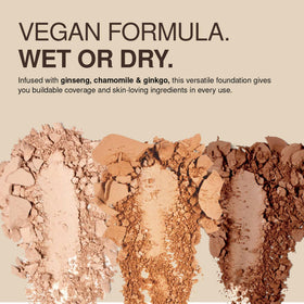Palladio ingredients label close-up showing botanicals and clean beauty benefit