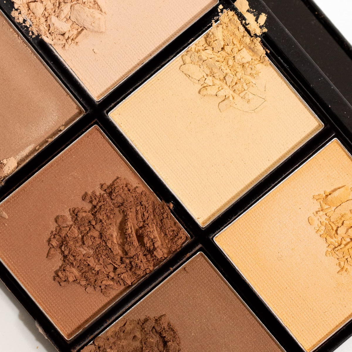 Palladio palette inside makeup bag lifestyle shot showing portable everyday use benefit