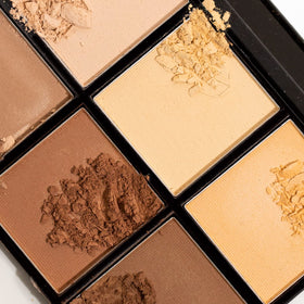 Palladio palette inside makeup bag lifestyle shot showing portable everyday use benefit