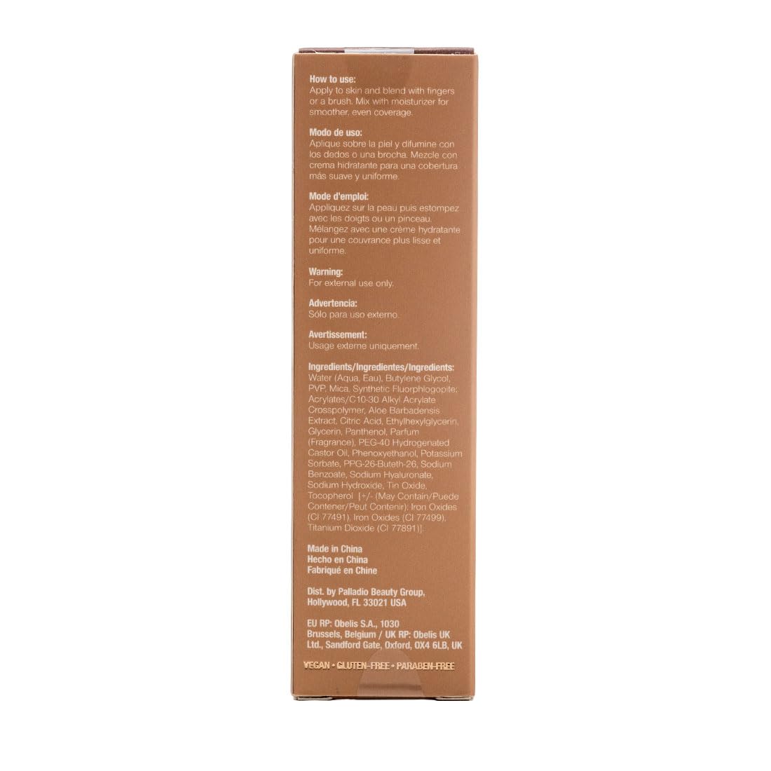 Palladio lifestyle beach glow scene showing sun-kissed shimmer for outdoor looks