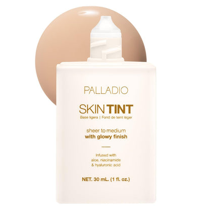 Palladio front packaging showing product and shade for a natural finish