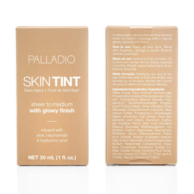 Palladio product with aloe and botanical props signaling soothing hydration