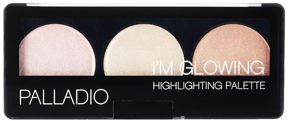 Palladio swatches on arm demonstrating true color payoff and buildable glow