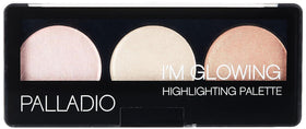 Palladio swatches on arm demonstrating true color payoff and buildable glow