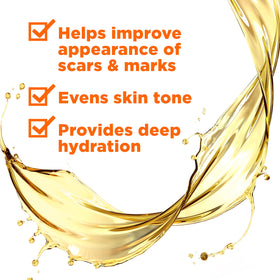 Palmer's close-up of oil texture highlighting quick absorption