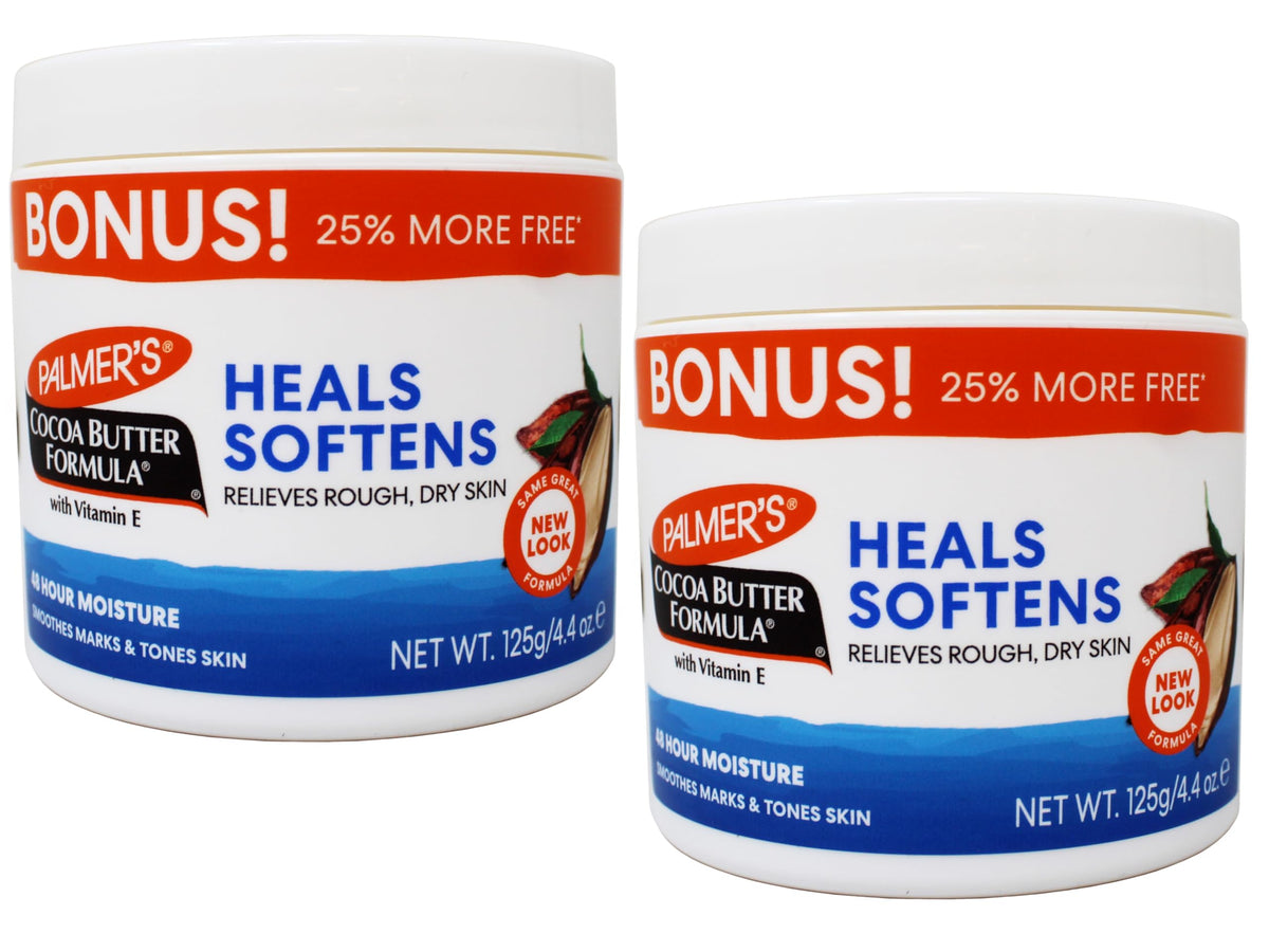 Palmers front jar showing brand and clear label, highlighting moisturization