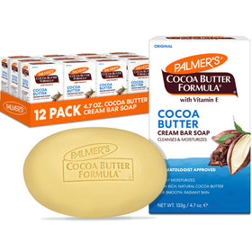 Palmer's front packaging showing 3.5 oz bar and brand benefit