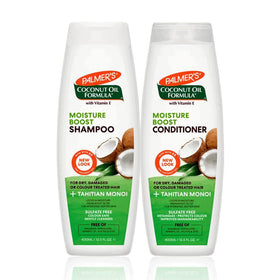 Palmer's bottle front packaging showing coconut oil formula and benefits