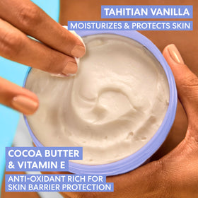 Palmer's cream texture close-up illustrating rich, moisturizing formula