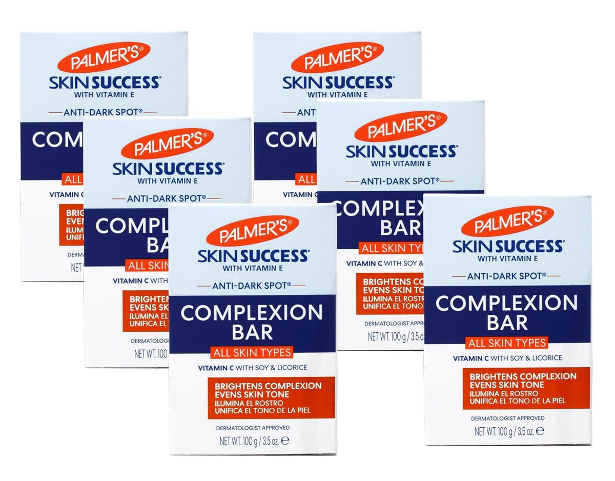 Palmer's front packaging showing the Eventone Complexion Bar and benefits