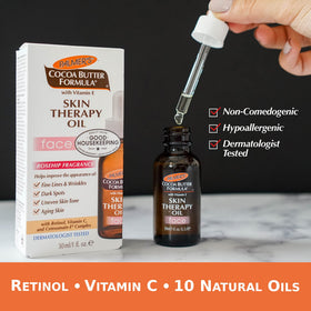 Palmer's duo on bathroom vanity illustrating daily skincare routine benefit