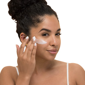 Palmer's nightstand setting showing bedtime use and overnight skin renewal