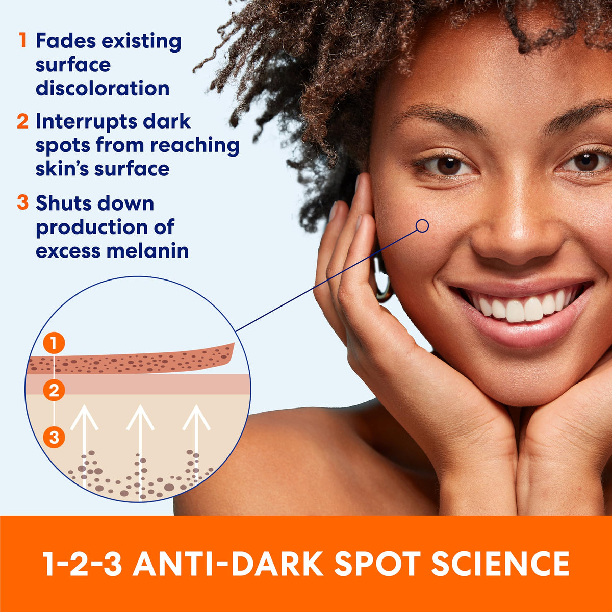 Palmer's ingredient label close-up showing niacinamide and vitamins for brightening benefit