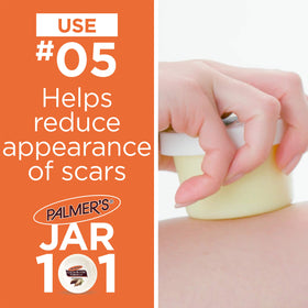 Palmer's balm being applied to hands for immediate softening benefit