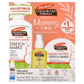 Palmer's tummy butter close-up texture demonstrating rich moisturization