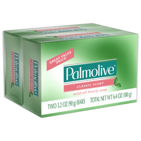 Palmolive lathering soap in hand demonstrates effective foaming benefit